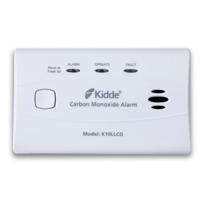 10 Year Battery Life Carbon Monoxide CO Alarm Detector Kidde K10LLCO