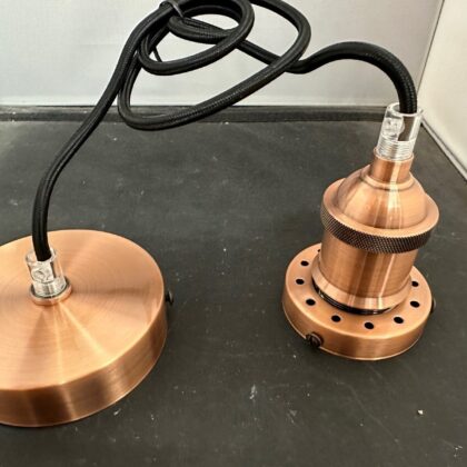 Pendant Light Fitting Decorative Copper 85cm Drop