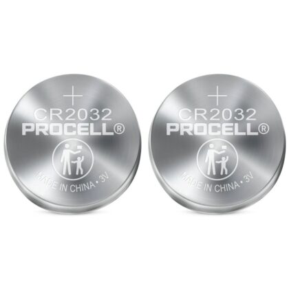 Procell CR2032 3V Coin Cell Batteries Pack of 2