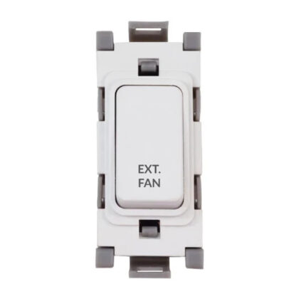 20A Intermediate Grid Switch Extractor Fan White Deta G3553