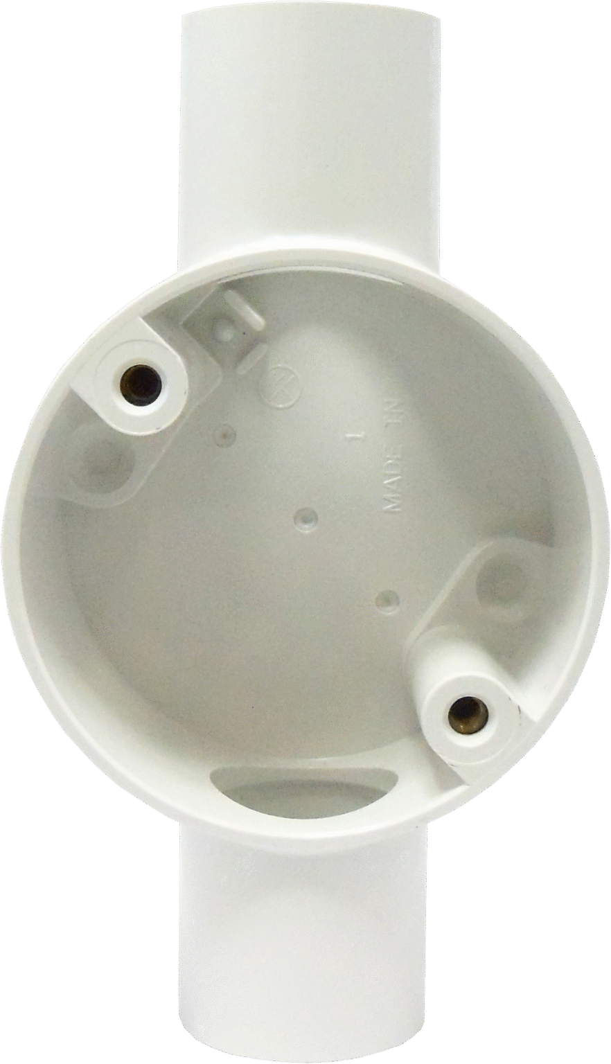 2 Way Through Box for 25mm Electrical Conduit White Schneider Mita ...