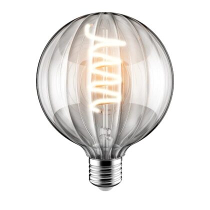 LED Decorative Filament 95mm Globe Light Bulb ES E27 3.5W 1800K