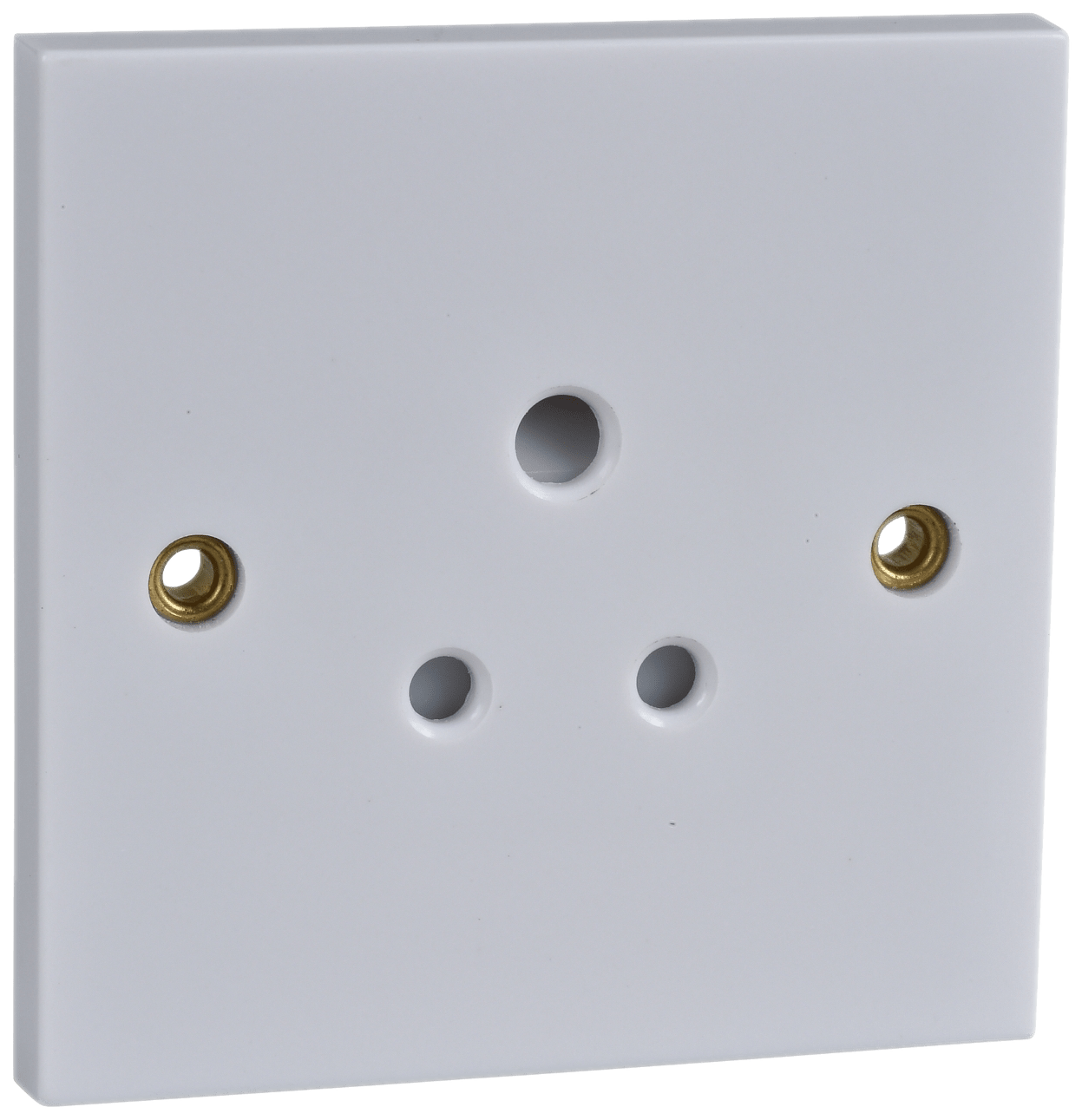 5A Single Gang Round 3 Pin Plug Socket White Schneider Exclusive GSKT5A1G