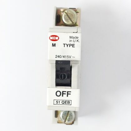 MEM 6A Type 3 Single Pole MCB M9 61MB3