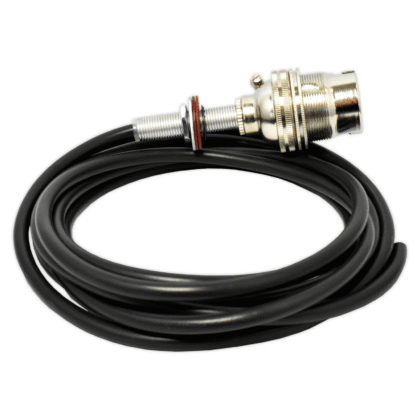 Nickel/Chrome Pre-Wired Table Lamp Rewire Kit 2.5m Black Flex Inline Switch