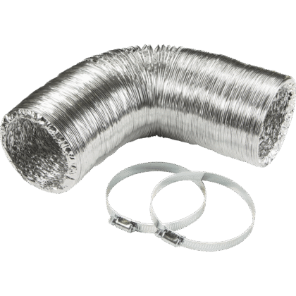 3 Metres 100mm 4 Inch Aluminium Ventilation Ducting Kit Knightsbridge