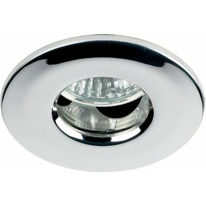 Recessed Bathroom Ceiling Downlight 35W GU10 IP65 Chrome Enluce EL-IP-2000-CH