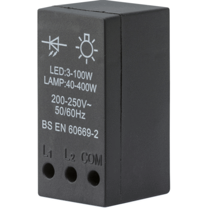 40-400W (3-100W LED) 2 Way Leading Edge Dimmer Switch Module Knightsbridge