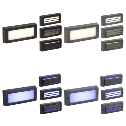 LED Outdoor Surface Mount Brick Wall Light 5W CCT or Blue Knightsbridge