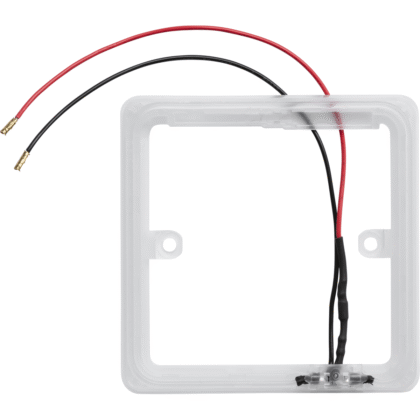 Single 1 Gang Socket and Switch Surround Frame Plate with Halo Effect LED Light