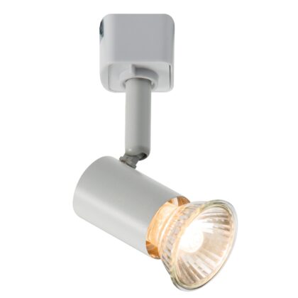 Ceiling Spot Light Track Rail 50W GU10 White Knightsbridge TRKSP2AW