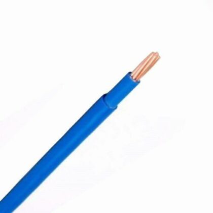 2.5mm Single Core Blue and Blue Meter Tail Cable 1m