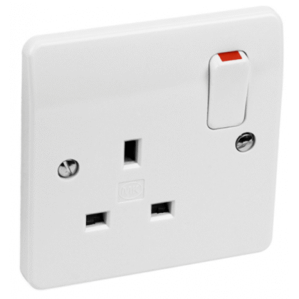 MK/Honeywell switch wall plug socket MB2757WHI