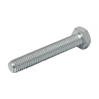 M8 x 50mm Zinc Hex Set Screws x30