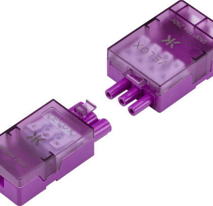 Knightsbridge SN3P 3 pin & SNP4 4 pin - Emergency VELOX 20A lighting connector