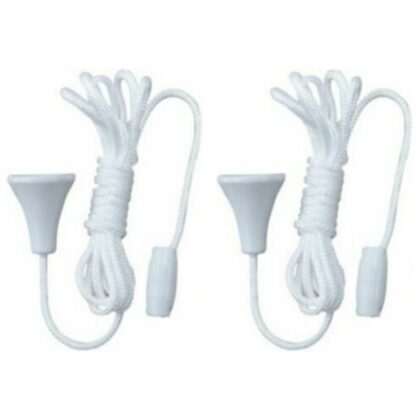 2 X Replace Bathroom Light Pull Cord Switch String Spare Ceiling Shower Acorn
