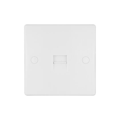 Single Gang Master Telephone Socket White Schneider Ultimate Slimline GU7061