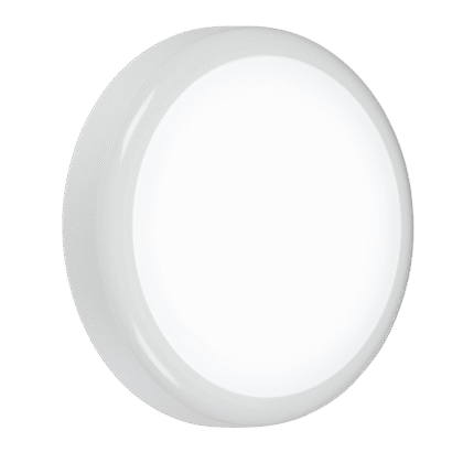LED Round Wall or Ceiling Bulkhead Light 9W CCT Adjustable IP65 Knightsbridge