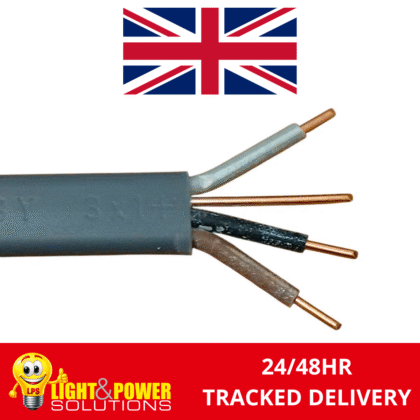 1mm 3 Core and Earth Cable Electric Domestic High Power Two Way Switching