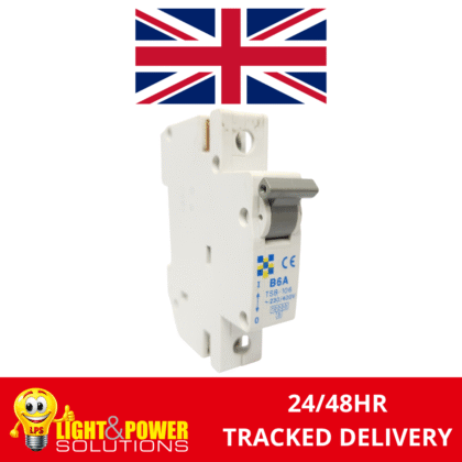 Clipsal 6A Type B Single Pole MCB B6 TSB-106 10000 3