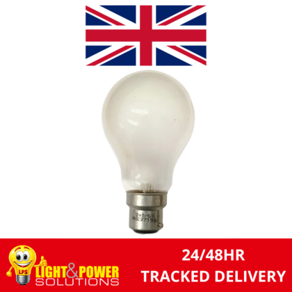 Standard GLS Frosted Pearl Incandescent Light Bulb 60W B22 BC Homebase