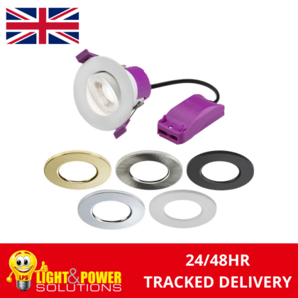 Knightsbridge RenuLED Tilt - 6W IP65 Fire-rated LED Downlight with 3 x CCT