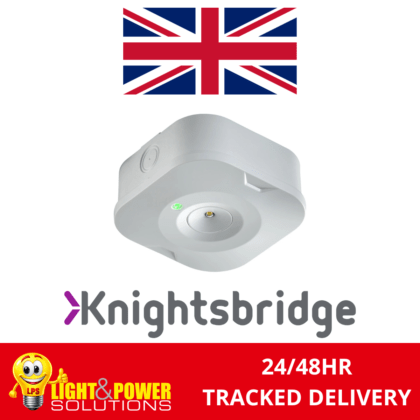 Knightsbridge 230V 3W LED Surface Emergency Downlight White