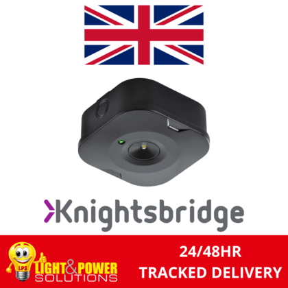 Knightsbridge 230V 3W LED Surface Emergency Downlight Black