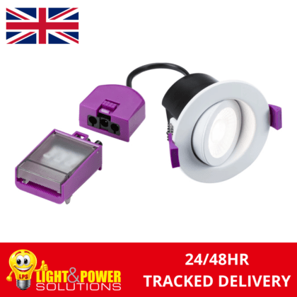 SpektroLED Evo Tilt - Fire Rated IP65 Downlight with 2 x Wattage and 4 x CCT
