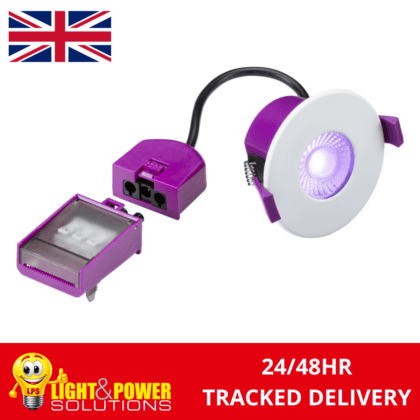 SpektroLED Evo IP65 8W Fire-rated Smart Downlight RGB and CCT - Fixed
