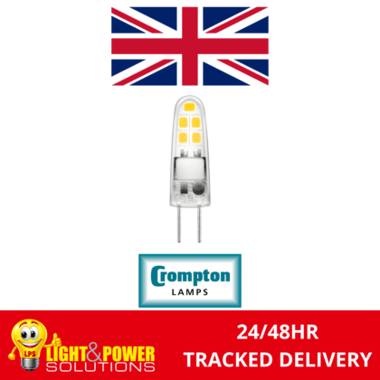 LED 12V G4 Capsule Light Bulb 2W Warm or Cool White Crompton