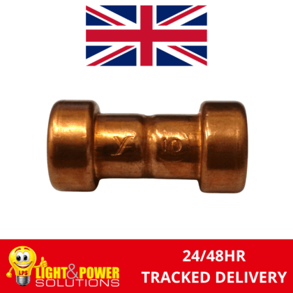 10 X 10mm Copper Coupling Tectite TT1/TT270 429150