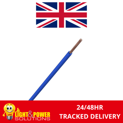 2.5mm Single Core Tri Rated 105°C Heat Resistant H07V2-K Flex Cable 1m