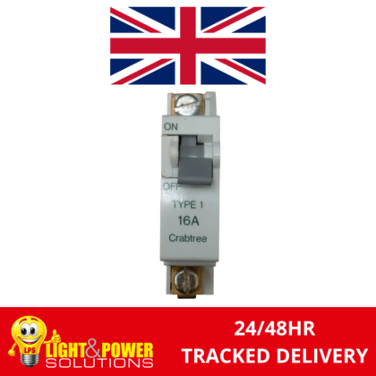 Crabtree SB6000 16A Type 1 Single Pole MCB