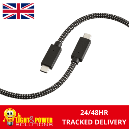 1.5m 100W USB Type C PD Charge Transfer and HD Video Cable Knightsbridge