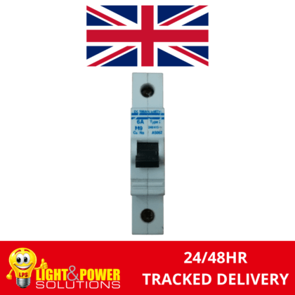 Dorman Smith 6A Type 2 Single Pole MCB M9 AS062