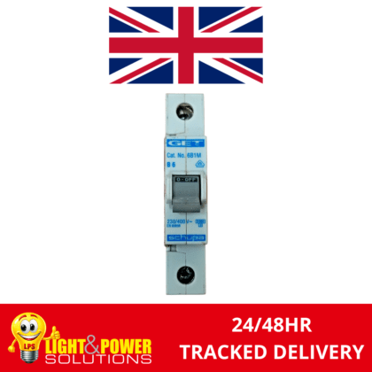 GET Schupa 6A Type B Single Pole MCB B6 6B1M