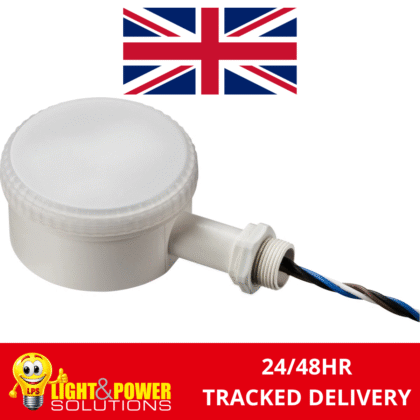 Knightsbridge IP65 20mm Conduit Microwave Sensor White