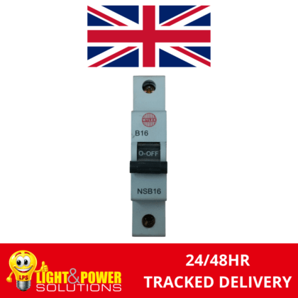 Wylex NSB16A Type B Single Pole MCB B16 240V NSB16