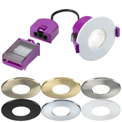 Knightsbridge Spektro LED Evo Fixed IP65 Downlight with 2 x Wattage and 4 x CCT