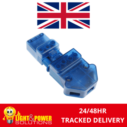 Click Flow CT102C 250V 20A 3 Pole Complete Connector (Screw Cable Clamps)