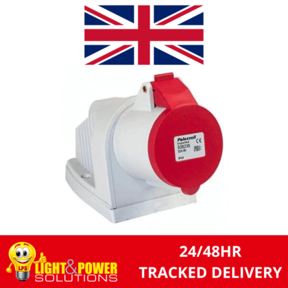 Lewden Palazzoli 32A 3P+E Wall Mounted Socket 380V IP44
