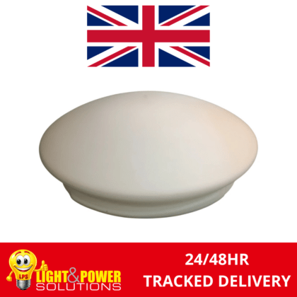 Frosted Glass White Bowl Ceiling Light Shade