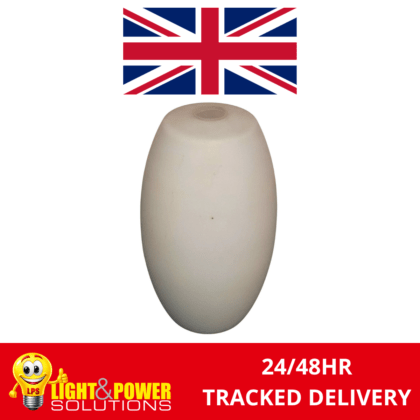 Frosted Glass White Vase Shape Ceiling Light Shade